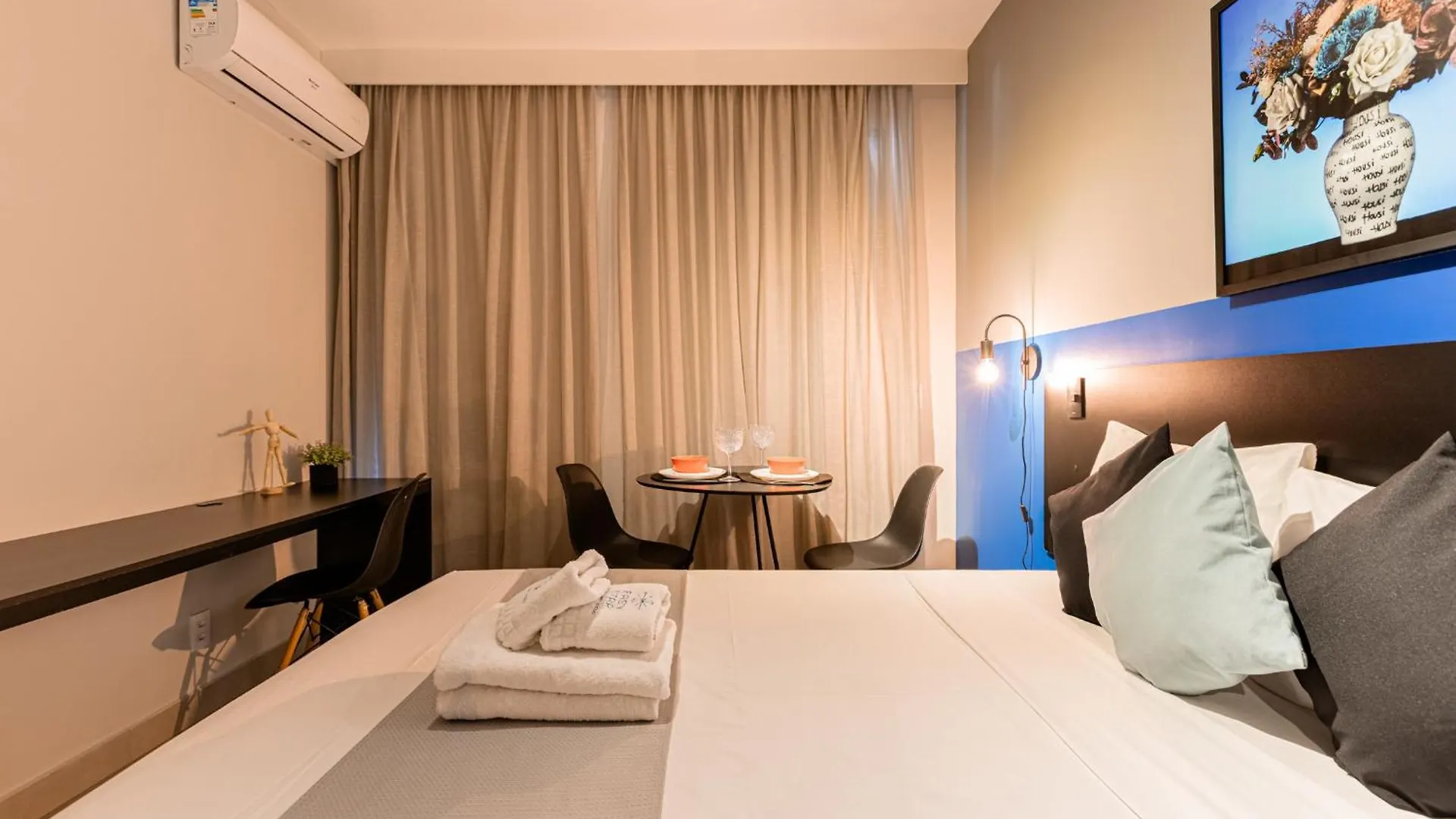 Easy Star - Studio Fresco E Iluminado Perto Do Allianz Parque - Mh04H Sao Paulo Apartment